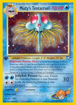 Misty's Tentacruel — Gym Heroes 10