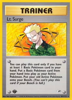 Lt. Surge — Gym Heroes 101