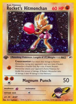 Rocket's Hitmonchan — Gym Heroes 11