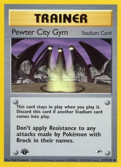Pewter City Gym — Gym Heroes 115