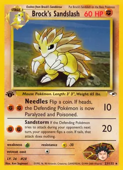 Brock's Sandslash — Gym Heroes 23
