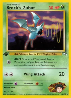Brock's Zubat — Gym Heroes 24