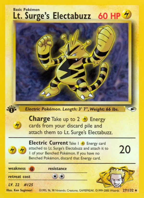 Lt. Surge's Electabuzz — Gym Heroes 27