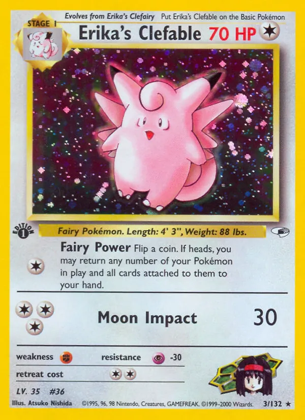 Erika's Clefable — Gym Heroes 3