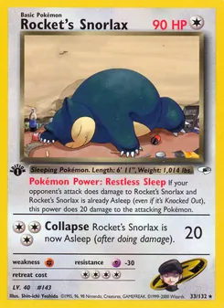 Rocket's Snorlax — Gym Heroes 33