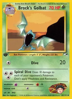 Brock's Golbat — Gym Heroes 39