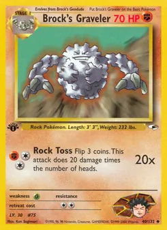 Brock's Graveler — Gym Heroes 40