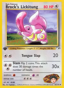Brock's Lickitung — Gym Heroes 41