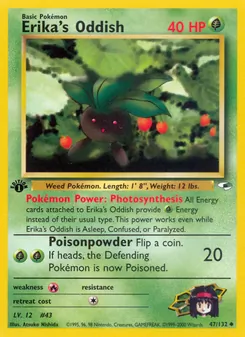 Erika's Oddish — Gym Heroes 47
