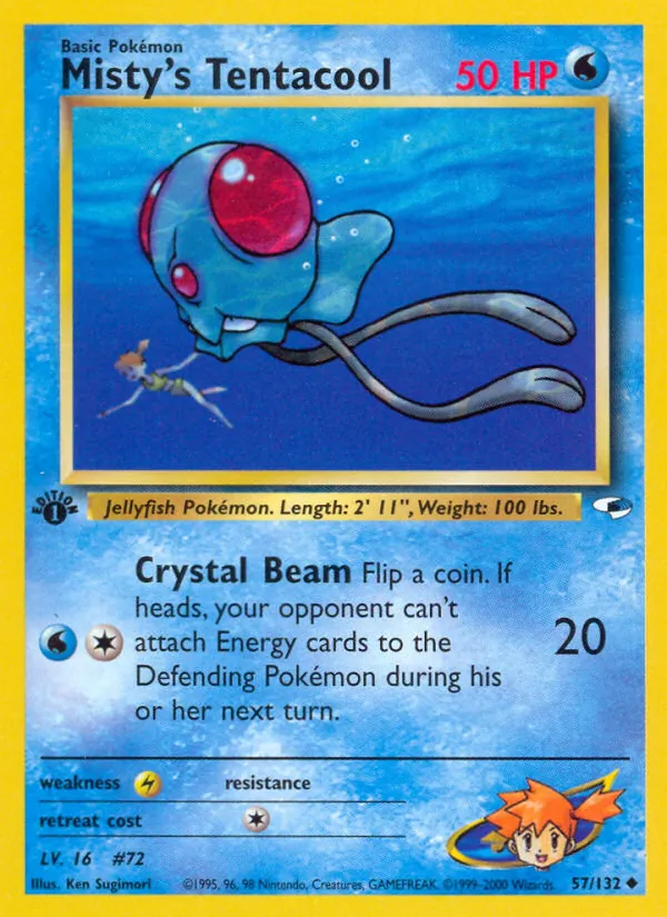 Misty's Tentacool — Gym Heroes 57