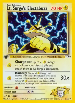Lt. Surge's Electabuzz — Gym Heroes 6