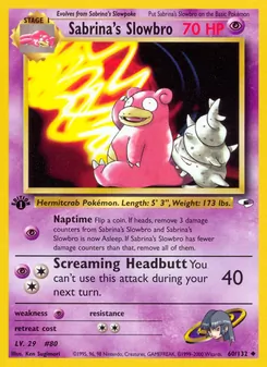 Sabrina's Slowbro — Gym Heroes 60