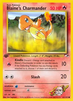 Blaine's Charmander — Gym Heroes 61