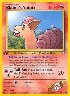 Blaine's Vulpix — Gym Heroes 65