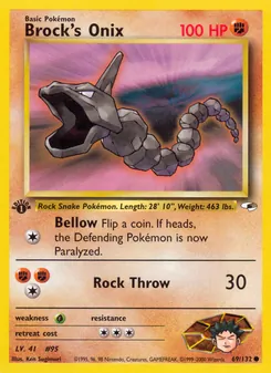 Brock's Onix — Gym Heroes 69