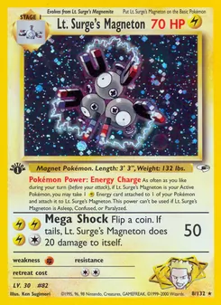 Lt. Surge's Magneton — Gym Heroes 8