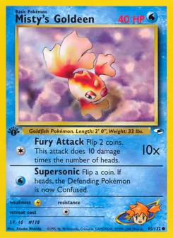Misty's Goldeen — Gym Heroes 85