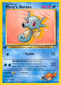 Misty's Horsea — Gym Heroes 86