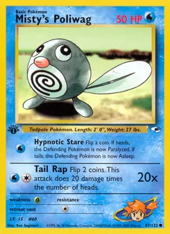Misty's Poliwag — Gym Heroes 87