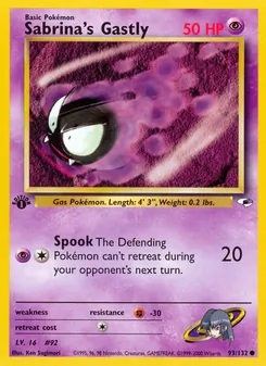 Sabrina's Gastly — Gym Heroes 93