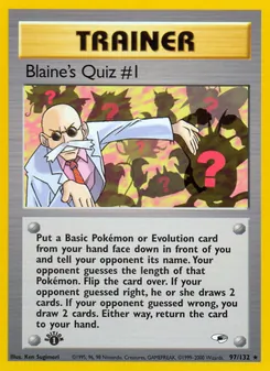 Blaine's Quiz #1 — Gym Heroes 97
