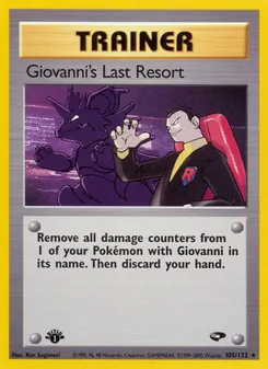 Giovanni's Last Resort — Gym Challenge 105
