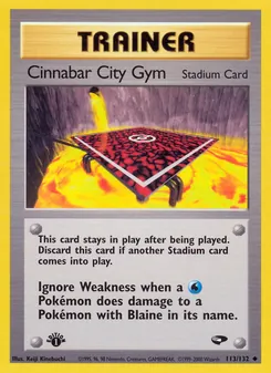 Cinnabar City Gym — Gym Challenge 113