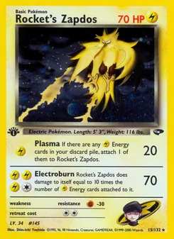 Rocket's Zapdos — Gym Challenge 15