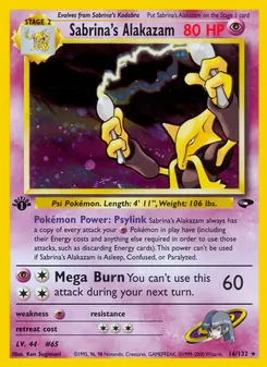 Sabrina's Alakazam — Gym Challenge 16