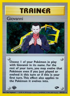 Giovanni — Gym Challenge 18