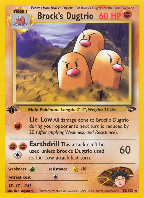 Brock's Dugtrio — Gym Challenge 22