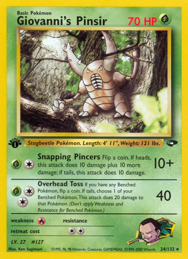 Giovanni's Pinsir — Gym Challenge 24