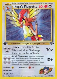 Koga's Pidgeotto — Gym Challenge 27