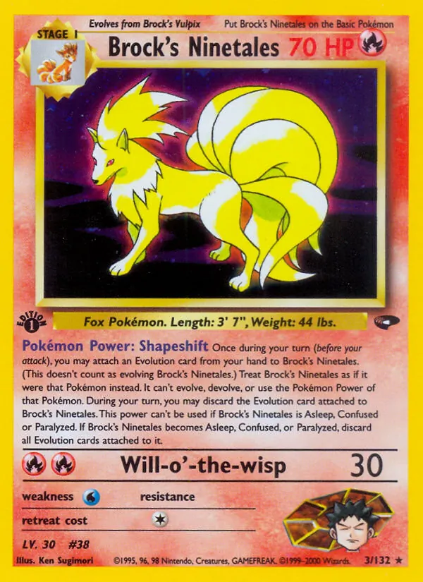 Brock's Ninetales — Gym Challenge 3