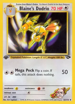 Blaine's Dodrio — Gym Challenge 32
