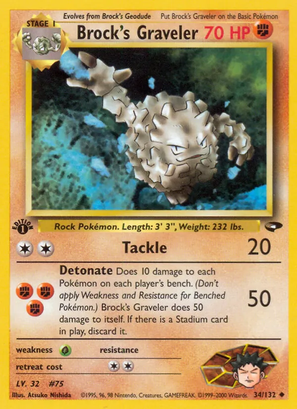 Brock's Graveler — Gym Challenge 34