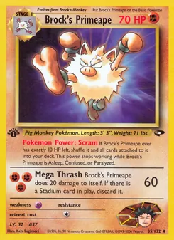 Brock's Primeape — Gym Challenge 35