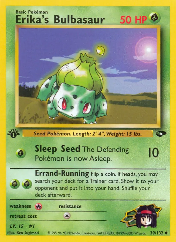 Erika's Bulbasaur — Gym Challenge 39