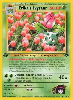 Erika's Ivysaur — Gym Challenge 41