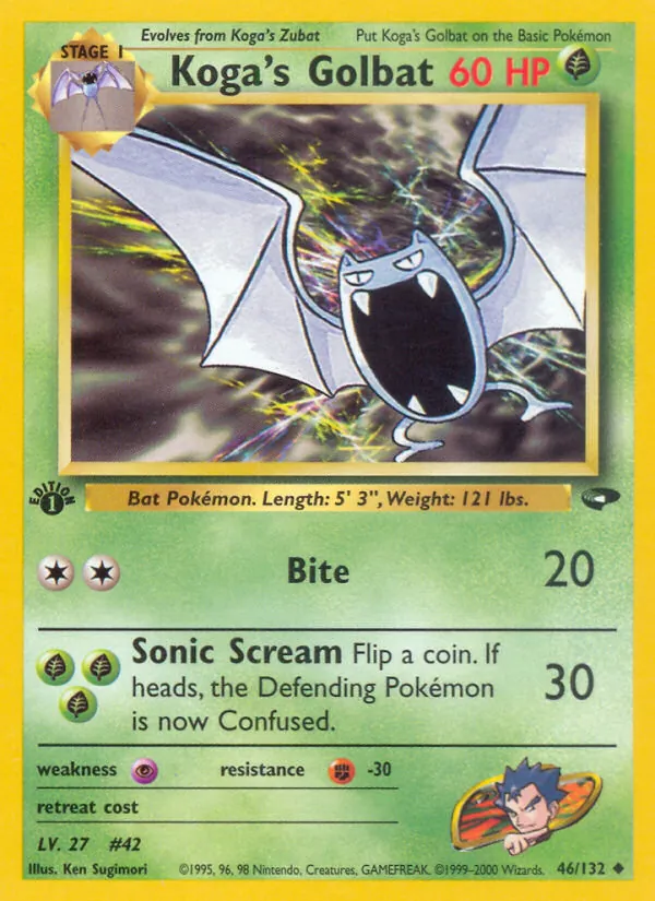 Koga's Golbat — Gym Challenge 46