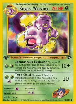 Koga's Weezing — Gym Challenge 50