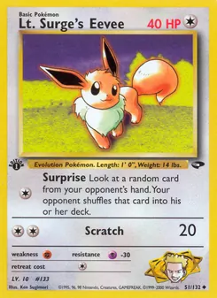 Lt. Surge's Eevee — Gym Challenge 51