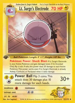 Lt. Surge's Electrode — Gym Challenge 52