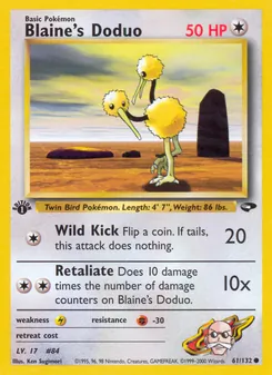 Blaine's Doduo — Gym Challenge 61