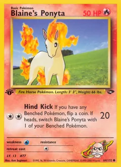Blaine's Ponyta — Gym Challenge 64