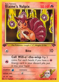 Blaine's Vulpix — Gym Challenge 66