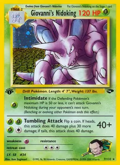 Giovanni's Nidoking — Gym Challenge 7