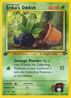 Erika's Oddish — Gym Challenge 70