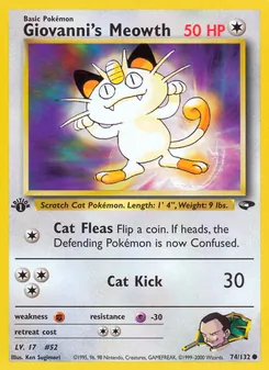 Giovanni's Meowth — Gym Challenge 74