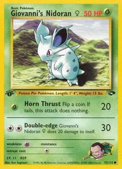 Giovanni's Nidoran ♀ — Gym Challenge 75